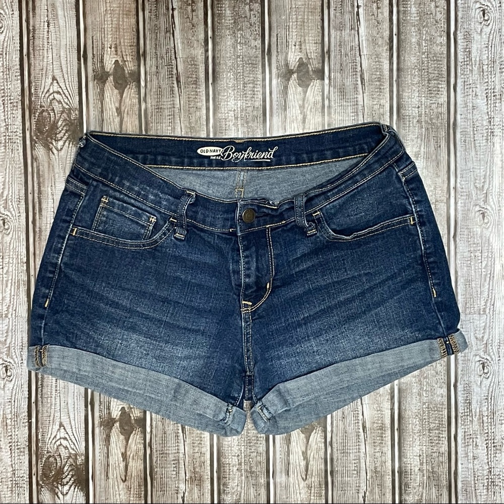 Old Navy The Boyfriend Cutoff Denim Jean Women’s Shorts, Sz 4